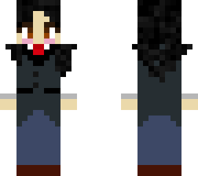 girl in a suit and tie