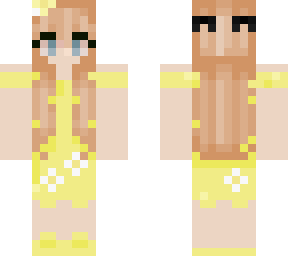 girl in a yellow dress