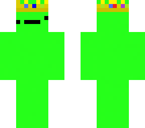 green man with crown