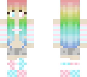 og design rainbow girl (pink/blue main)