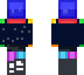 tetris block with clothes