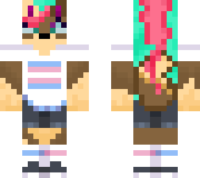 trans pride daisy