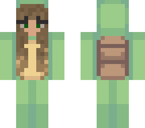 turtle onesie brunette