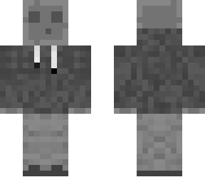 black slime in a hoodie