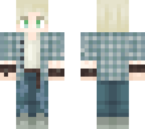 blonde male with green eyees