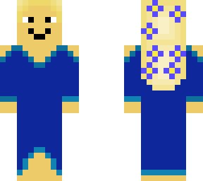 blue dress