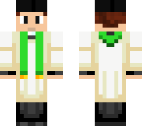 green alb and stole