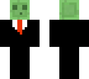 slime guy in a nice suit