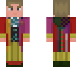the sixth doctor (cyan cravat)