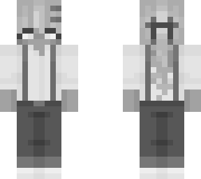 black white
