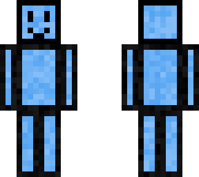 blue smile face