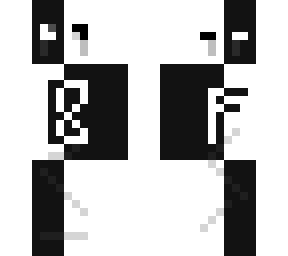 black and white
