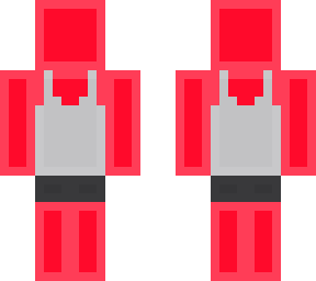 minecraft emote model (red)