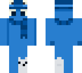 modern blob skin with wolf socks