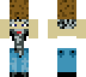 old man with blue jeans and a white tshirt holding a cookie
