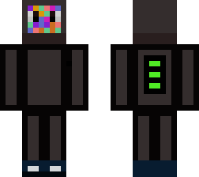 tv guy with a pixelated screen