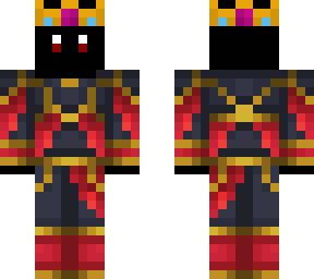 black and red king