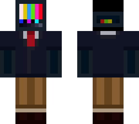 business casual tv head
