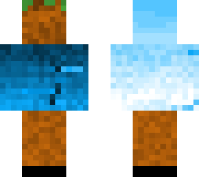 grass block with hoodie and headphones