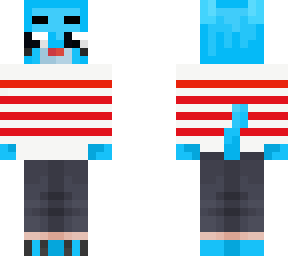 gumball with his stripped t-shirt