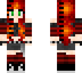 red hair emo girl