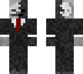 skeleton in a suit