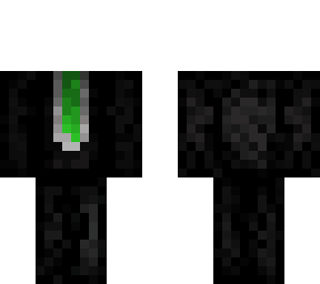 suit and tie (green)