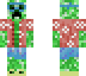 summer creeper with trunks and goggles