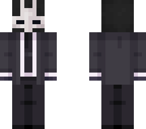 black castle crasher in suit