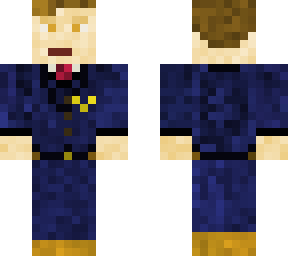 blue suit