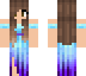edited ombre gown ob 1.1 blue to purple
