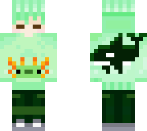 green axolotl