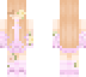 purple/pink flower girl
