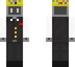 suit blob and technoblade crown