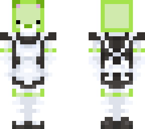 teddyrubix in a maid costume