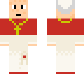 the pope in choir dress