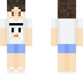 white cute boy penguin