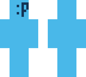 blue with face