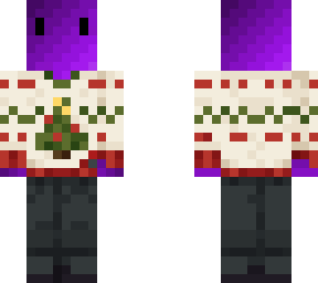 christmas purple guy with axo hat new style
