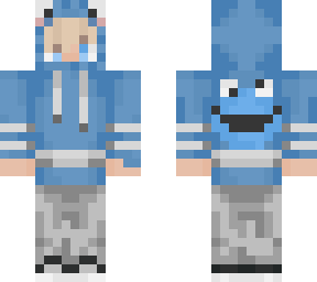 cookie monster - blonde guy
