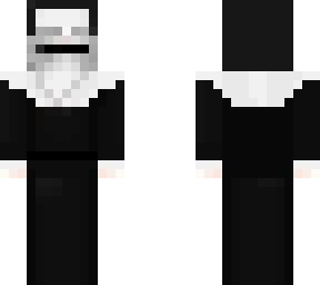 masked nun
