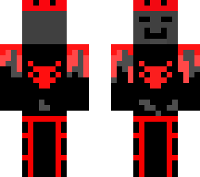 red and black skin