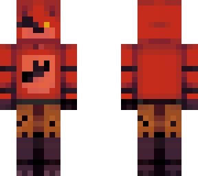 foxy onesie w/ hood up