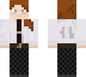 girl in shirt and tie