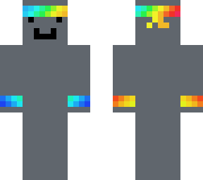 gray skin rainbow mode