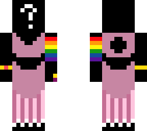 question mark in dress