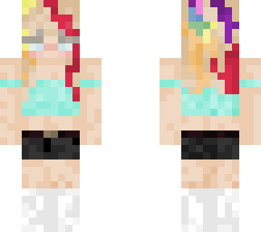 rainbow hair