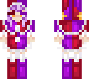 red/purple jester