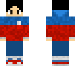red & blue