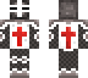 white crusader knight